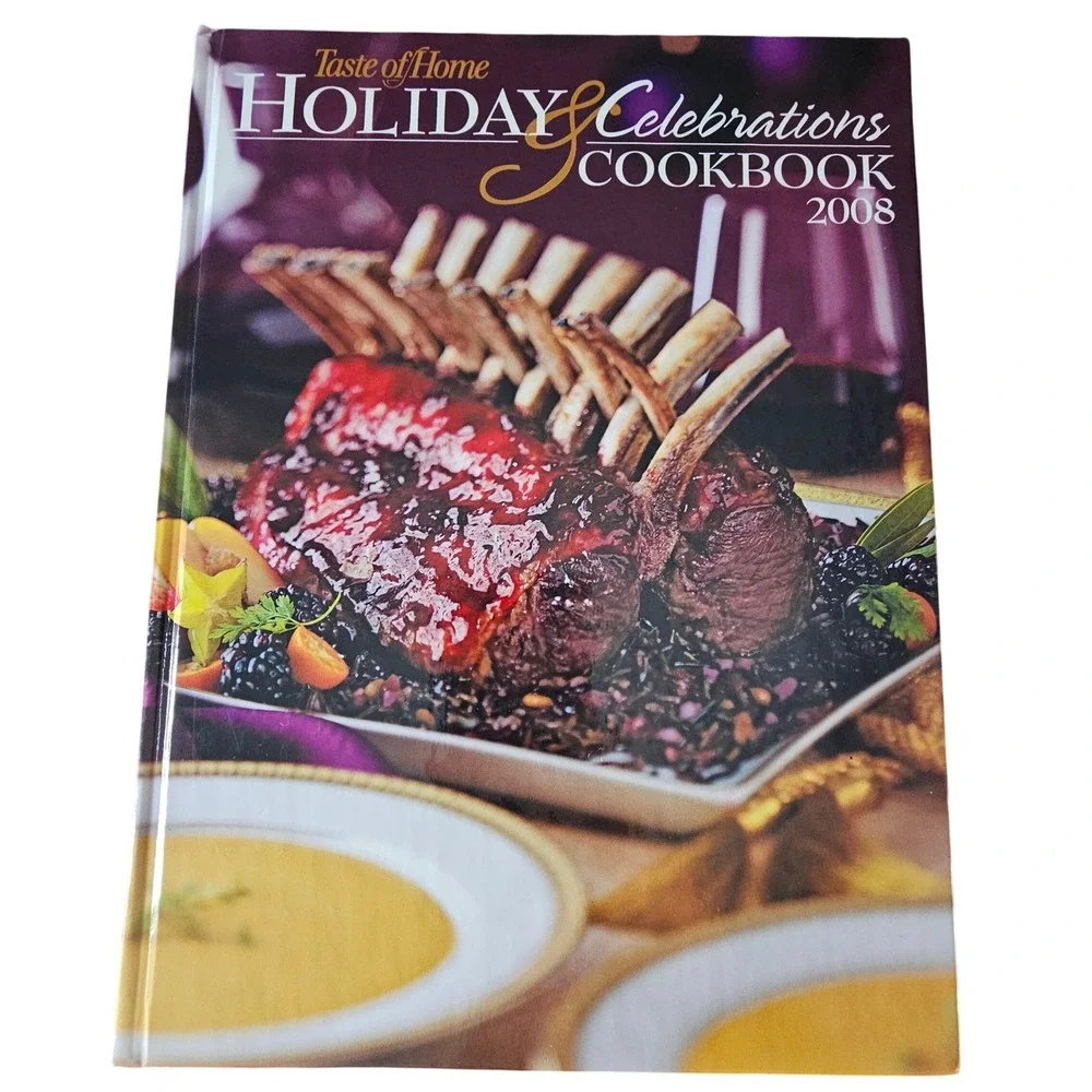 Taste of Home Holiday & Celebrations Cookbook Lot 2002 2006 2008 Hardcover Books